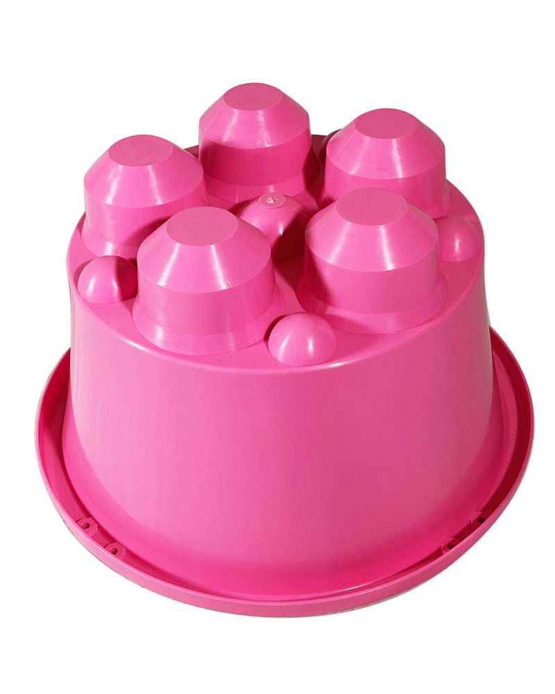 Slow Horse Feeder - Small Pink Bottom